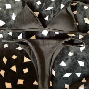 SHEIN Black Bikini